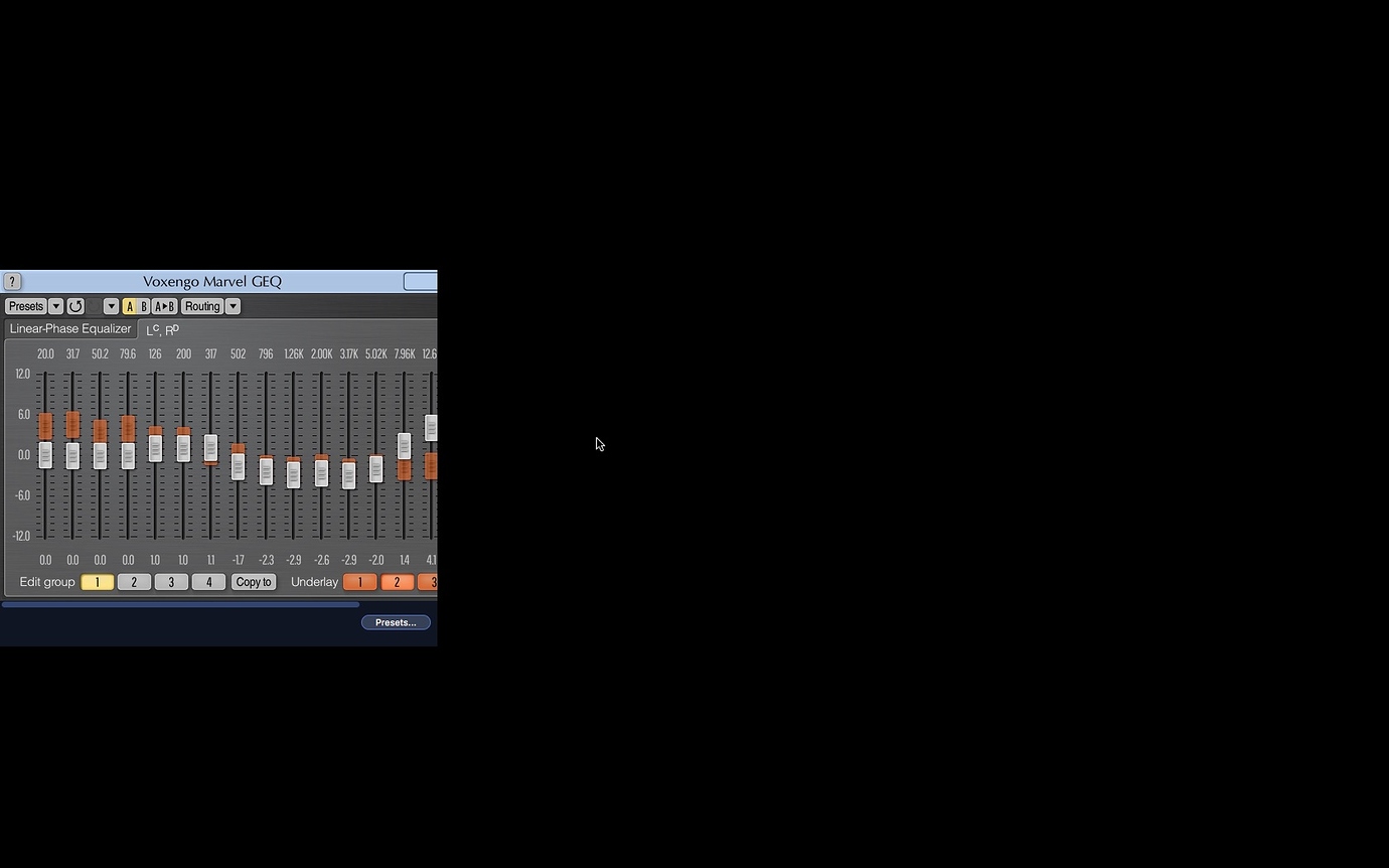 Voxengo Marvel GEQ Audio Units and VST3 Audirvana