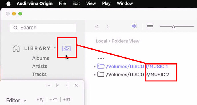 folder view