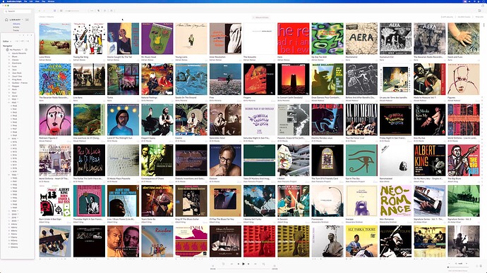 playlists panel was perfect