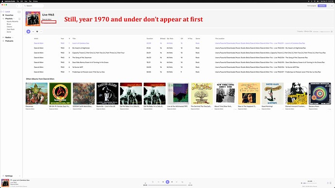 1970 and under still not working