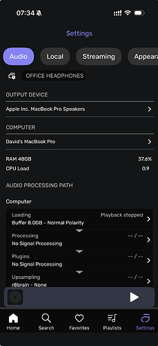 iOS Audirvana 4